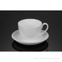 fine porcelain cups with and dishes set